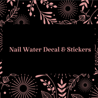 NAIL WATER DECALS AND STICKERS