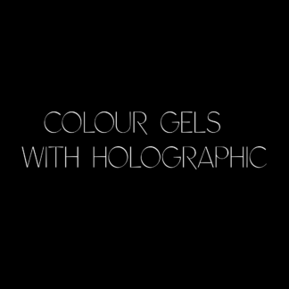 COLOUR GELS WITH HOLOGRAPHIC